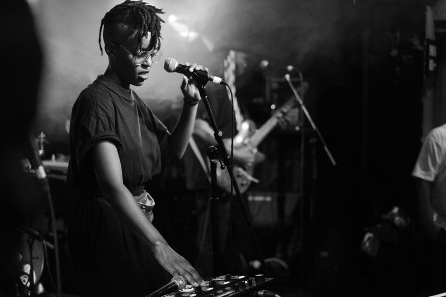 On stage — from the Mimosa archive